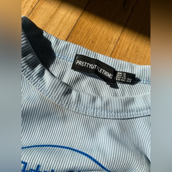 Baby Blue Top - Pretty Little Thing - Picture 2 of 5